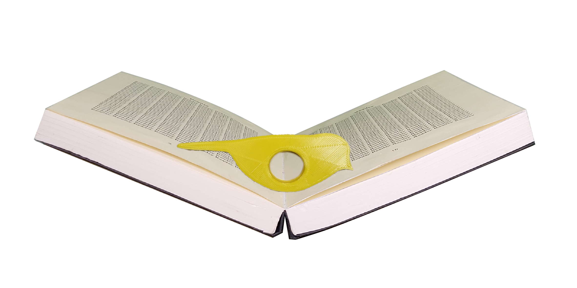 Vogel geel leesring